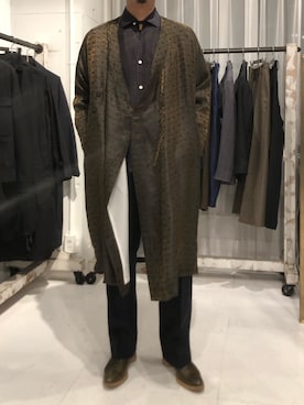 「アイテム（その他アウター、ゴールド系）」を使った、野田崇太郎 GARDEN渋谷さん（メンズ・183cm）の冬コーディネート