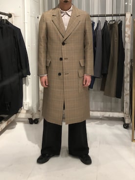 「POLYPLOID（ポリプロイド）のアイテム（パンツ）」を使った、野田崇太郎 GARDEN渋谷さん（メンズ・183cm）の冬コーディネート