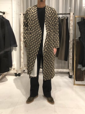「アイテム（その他アウター、ゴールド系）」を使った、野田崇太郎 GARDEN渋谷さん（メンズ・183cm）の冬コーディネート