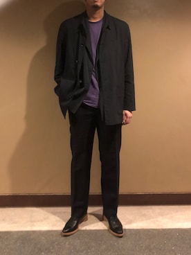 「Marie Ohira」｜「アイテム（ジャケット/アウター）」を使った、野田崇太郎 GARDEN渋谷さん（メンズ・183cm）の冬コーディネート