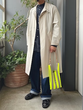 「LASTFRAME（ラストフレーム）のアイテム」を使った、野田崇太郎 GARDEN渋谷さん（メンズ・183cm）の春コーディネート