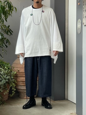 「BLOHM（ブローム）のアイテム」を使った、野田崇太郎 GARDEN渋谷さん（メンズ・183cm）の夏コーディネート