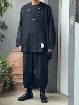 「BLOHM（ブローム）のアイテム」を使った、野田崇太郎 GARDEN渋谷さん（メンズ・183cm）の夏コーディネート