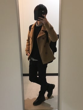 もんさん(メンズ・176cm)の冬コーディネート