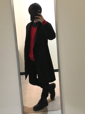 もんさん（メンズ・176cm）の冬コーディネート