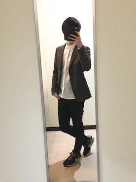 「HEX（ヘックス）のアイテム」を使った、もんさん（メンズ・176cm）の春コーディネート