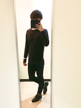 「MAKAVELIC（マキャベリック）のアイテム（PC・スマホグッズ/家電）」を使った、もんさん（メンズ・176cm）の秋コーディネート