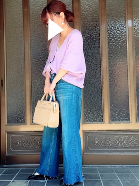 「ラベンダー」｜ ✰みゆすけ✰ さん（レディース・150cm）の春コーディネート