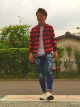 SuguRuさん（メンズ・170cm）の夏コーディネート