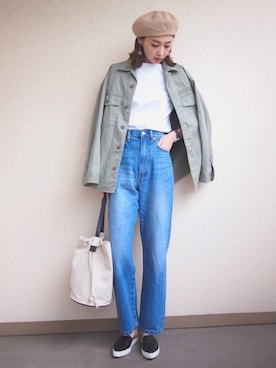 「スプリングSENSEOFPLACE」｜「アイテム（アクセサリー）」を使った、MARIKOさん（レディース・168cm）の春コーディネート