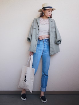 「Spring（スプリング）のアイテム（音楽/本・雑誌）」を使った、MARIKOさん（レディース・168cm）の春コーディネート