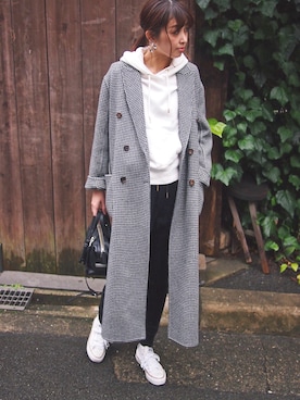 「rous（ラス）のアイテム（ジャケット/アウター）」を使った、MARIKOさん（レディース・168cm）の冬コーディネート