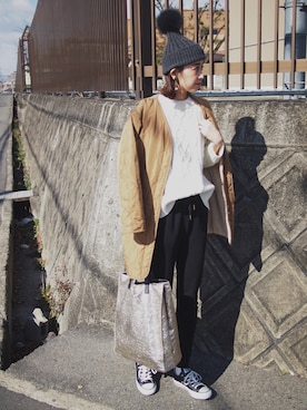 MARIKOさん（レディース・168cm）の冬コーディネート