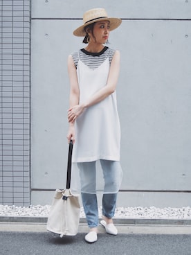 MARIKOさん（レディース・168cm）の夏コーディネート