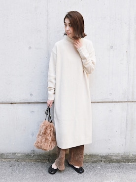 MARIKOさん（レディース・168cm）の冬コーディネート