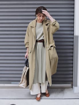 「ワッフル」｜MARIKOさん（レディース・168cm）の春コーディネート