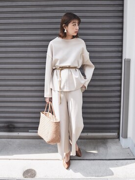 「平成最後のWEARISTAセンバツ」｜「アイテム（サンダル）」を使った、MARIKOさん（レディース・168cm）の春コーディネート