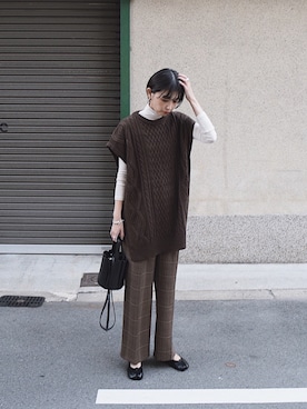 MARIKOさん（レディース・168cm）の秋コーディネート