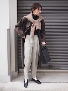 MARIKOさん（レディース・168cm）の冬コーディネート