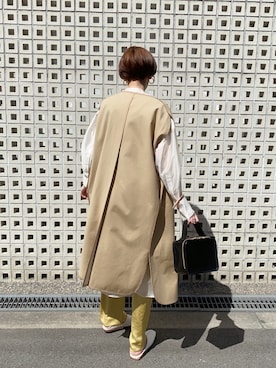 「スリッパ」｜「アイテム（その他）」を使った、MARIKOさん（レディース・168cm）の春コーディネート