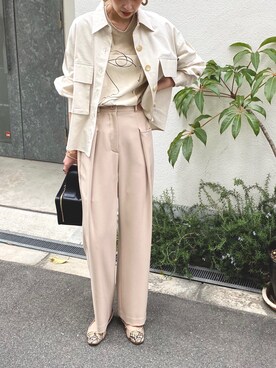 「no brand（ノーブランド）のアイテム（その他アウター）」を使った、MARIKOさん（レディース・168cm）の春コーディネート