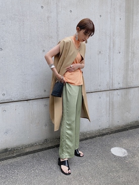 MARIKOさん（レディース・168cm）の夏コーディネート