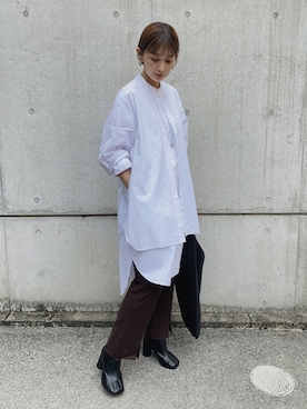 「ASTRAET（アストラット）のアイテム（アクセサリー）」を使った、MARIKOさん（レディース・168cm）の秋コーディネート