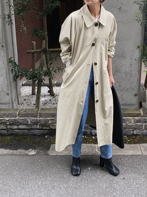 No Brand ノーブランド のステンカラーコートを使ったレディース人気ファッションコーディネート Sciaky