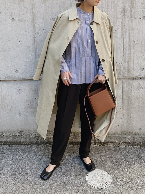 Mariko No Brandのステンカラーコートを使ったコーディネート Wear