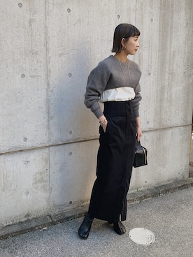 「ASTRAET（アストラット）のアイテム（アクセサリー）」を使った、MARIKOさん（レディース・168cm）の秋コーディネート