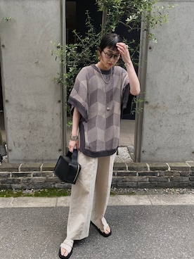 「ASTRAET（アストラット）のアイテム（アクセサリー）」を使った、MARIKOさん（レディース・168cm）の春コーディネート