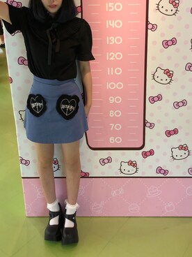 「MORPH8NE（モルフィン）のアイテム」を使った、かさん（レディース・159cm）の春コーディネート