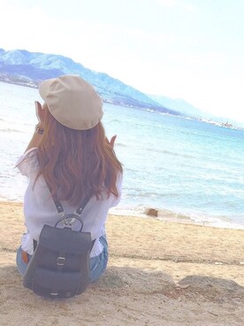 「Grafeaのアイテム」を使った、chocoさん（レディース・153cm）の春コーディネート