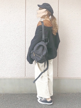 「GRL（グレイル）のアイテム（その他アウター）」を使った、chocoさん（レディース・153cm）の秋コーディネート