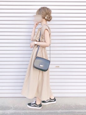 「GRL（グレイル）のアイテム（ピアス（両耳用））」を使った、chocoさん（レディース・153cm）の春コーディネート