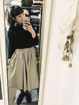 うーさん 。さん（レディース・167cm）の冬コーディネート