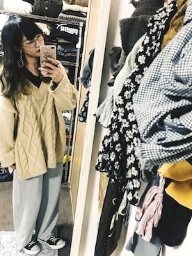 うーさん 。さん（レディース・167cm）の冬コーディネート