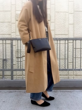 「Saint Laurent」｜「アイテム（その他アウター）」を使った、_naaao_さん（レディース・162cm）の春コーディネート