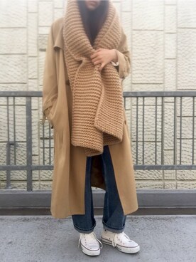 「Another Edition」｜「アイテム（トレンチコート）」を使った、_naaao_さん（レディース・162cm）の春コーディネート