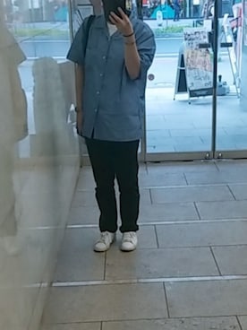 「HANES（ヘインズ）のアイテム（パンツ）」を使った、takuさん（メンズ・171cm）の夏コーディネート