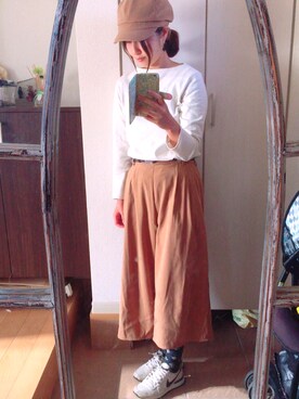 u_pyonさん（レディース・156cm）の秋コーディネート