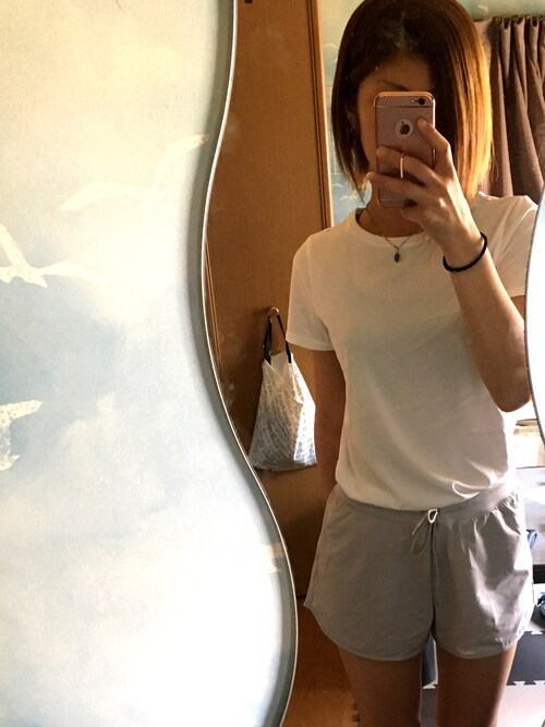 みき ユニクロのtシャツ 半袖 タンクトップ を使ったコーディネート Wear