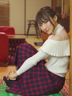 しほみさん（レディース・164cm）の冬コーディネート