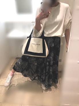 「H&M（エイチ・アンド・エム）のアイテム（スニーカー）」を使った、pipipiさん（レディース・154cm）の夏コーディネート