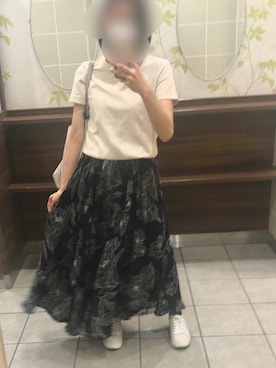 「H&M（エイチ・アンド・エム）のアイテム（スニーカー）」を使った、pipipiさん（レディース・154cm）の夏コーディネート