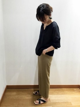 「SHIPS for women」｜高見さん（レディース・160cm）の夏コーディネート