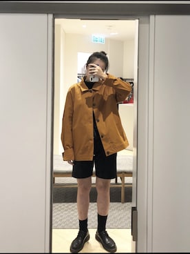 「COS（コス）のアイテム（その他アウター）」を使った、hyosan.cさん（レディース・173cm）の春コーディネート