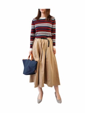 「JOHN SMEDLEY（ジョンスメドレー）のアイテム」を使った、jpiaplus1945さん（レディース・168cm）の冬コーディネート