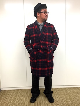 「Steven Alan」｜「アイテム（その他アウター）」を使った、しん83さん（メンズ・173cm）の冬コーディネート