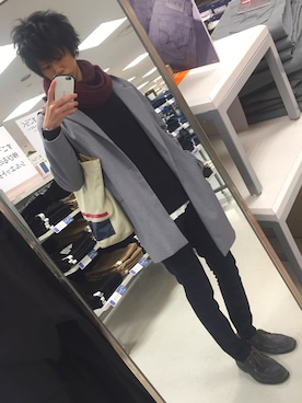 「WILD PARTY（ワイルドパーティ）のアイテム」を使った、きょうすけさん（メンズ・175cm）の冬コーディネート